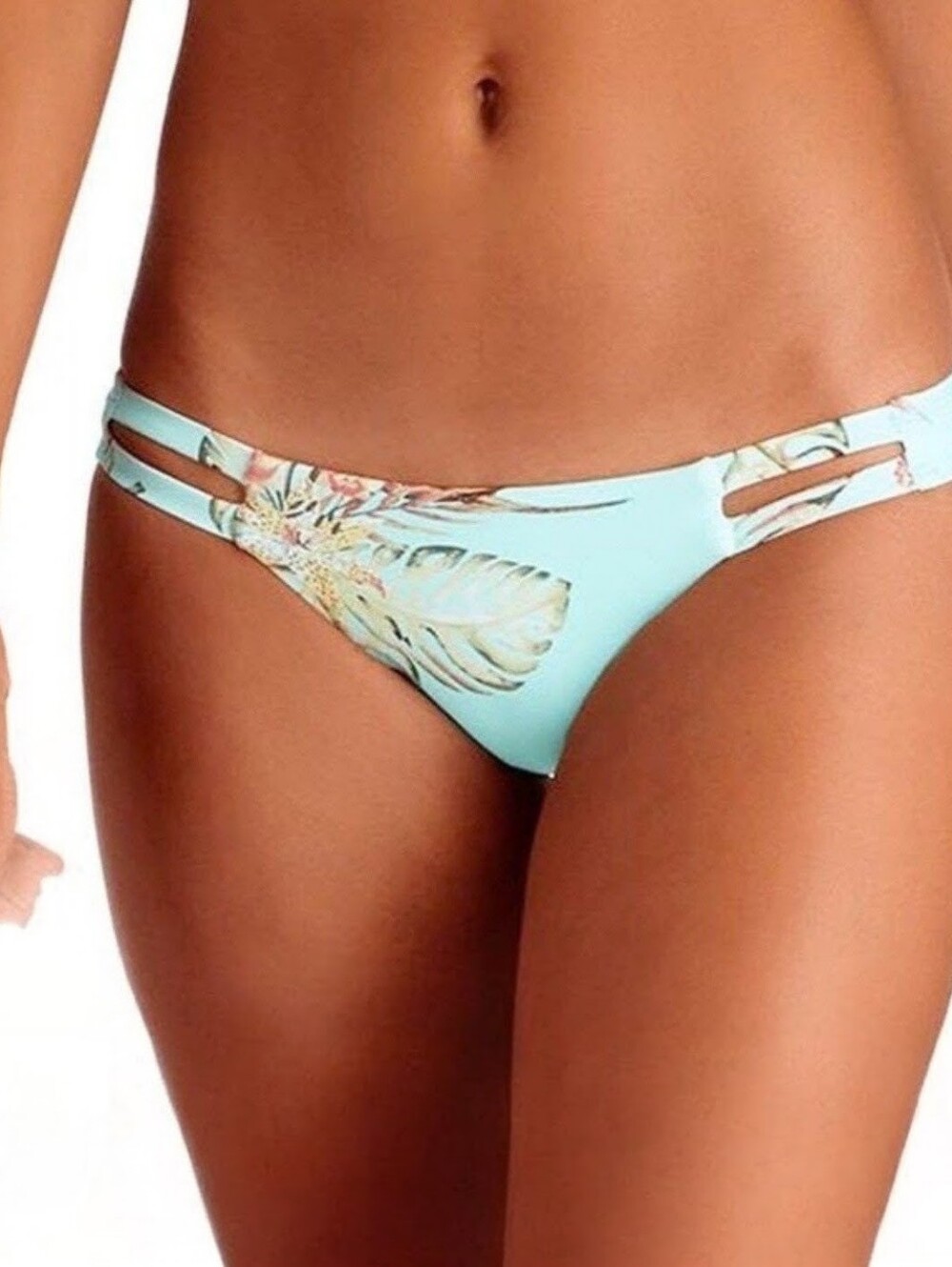 Vitamin A ‘Lagoon’ Bikini Hipster Swimsuit Bottom in Paradise Color